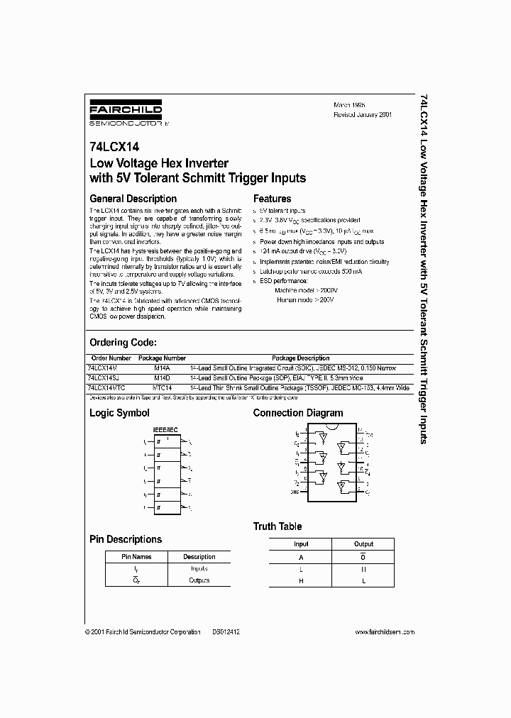 74LCX14_322935.PDF Datasheet