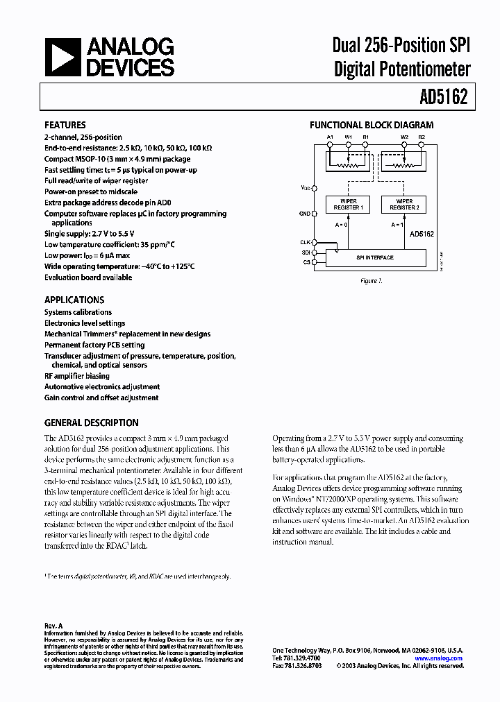 AD5162_329113.PDF Datasheet