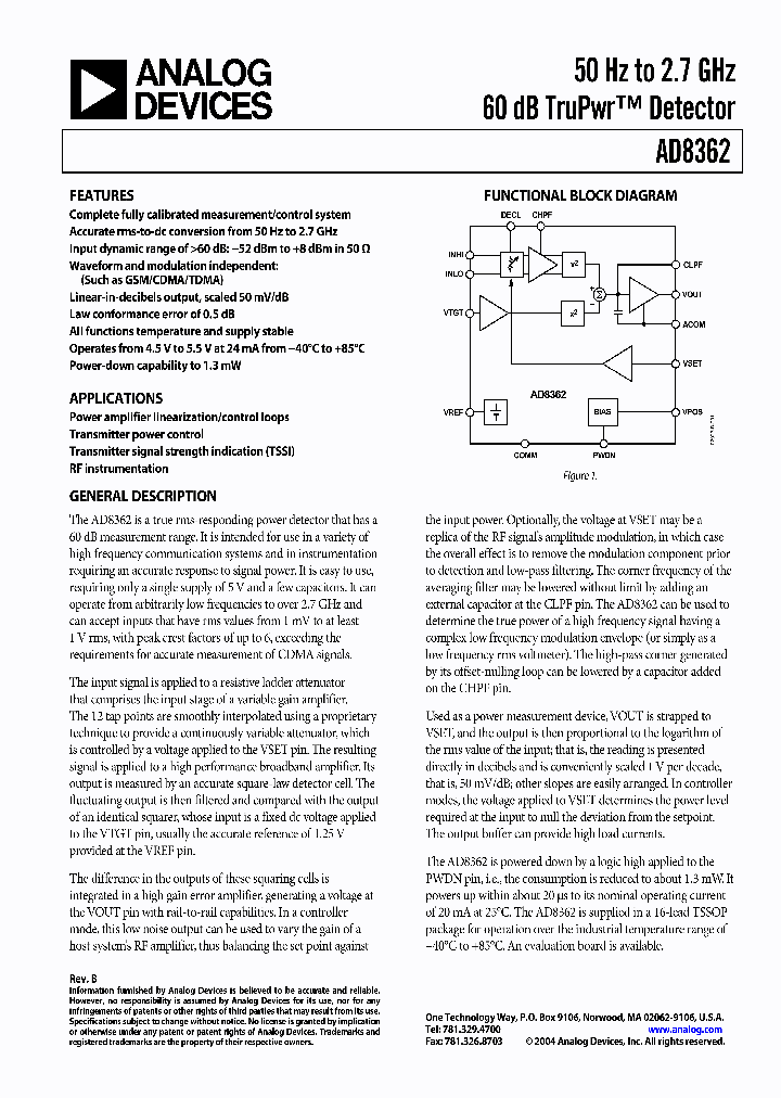 AD8362_339879.PDF Datasheet