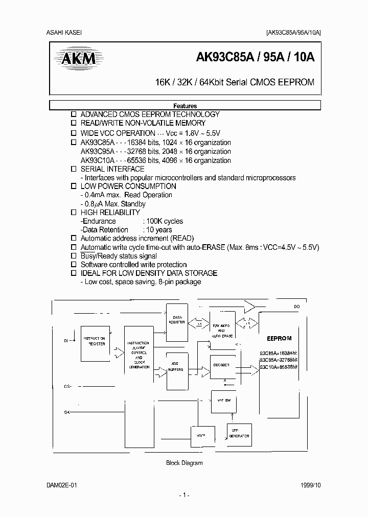 AK93C10A_233365.PDF Datasheet
