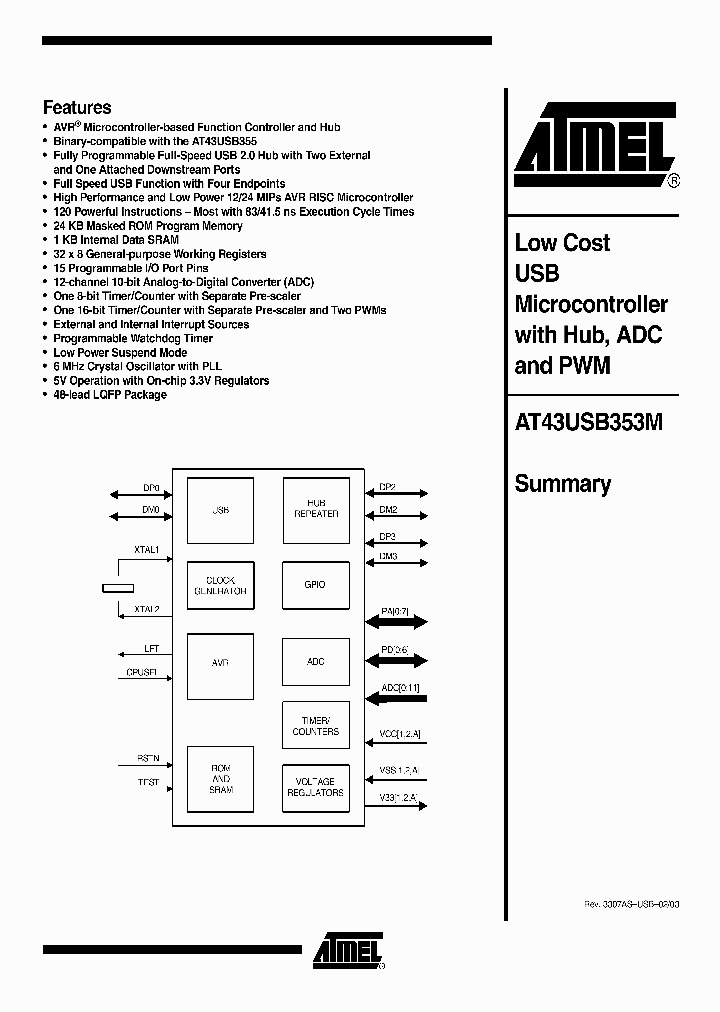 AT43USB353M_331625.PDF Datasheet