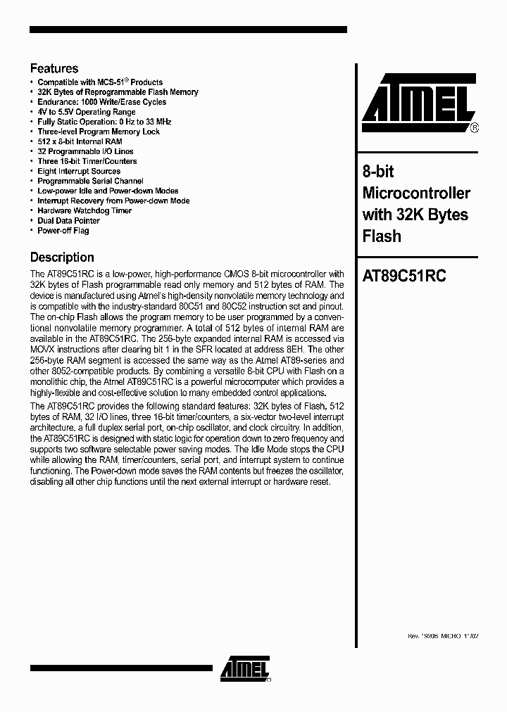 AT89C51RC_348129.PDF Datasheet