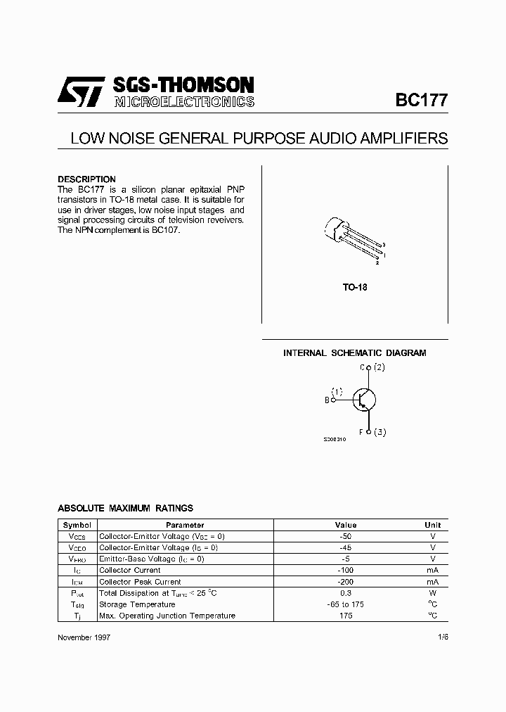 BC177_329737.PDF Datasheet