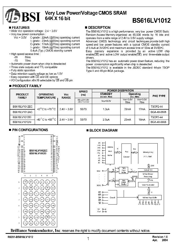 BS616LV1012_356572.PDF Datasheet