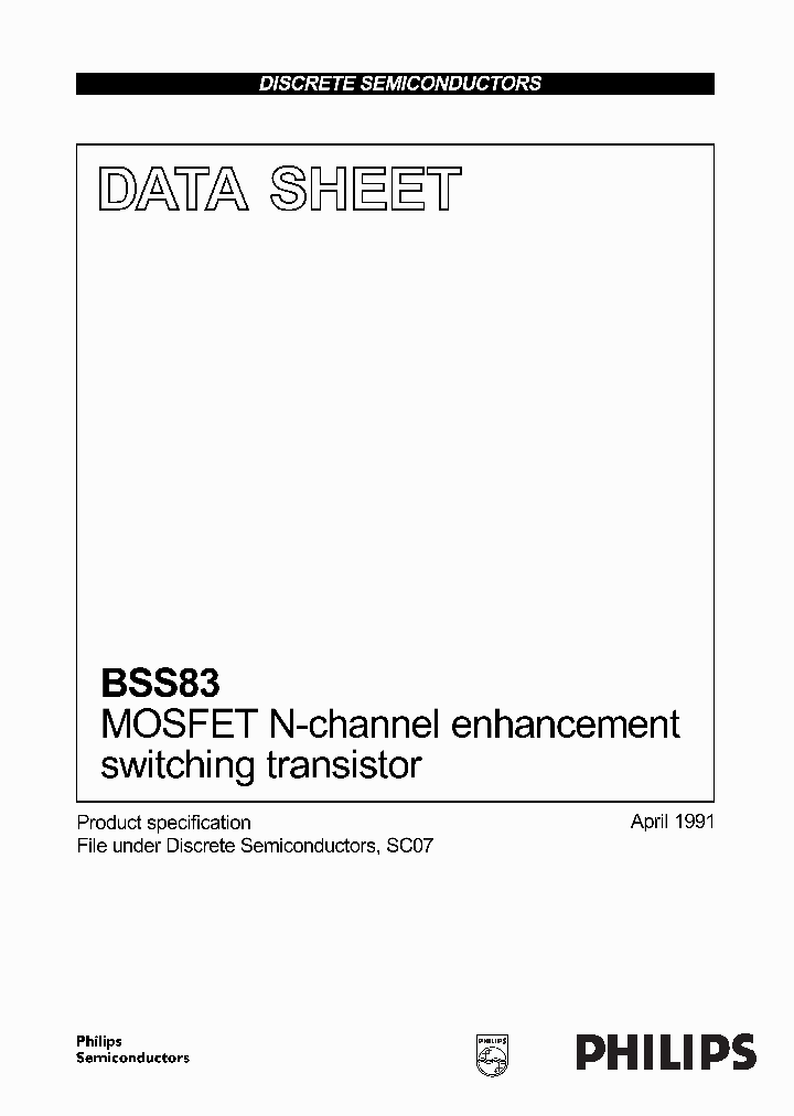 BSS83_200862.PDF Datasheet