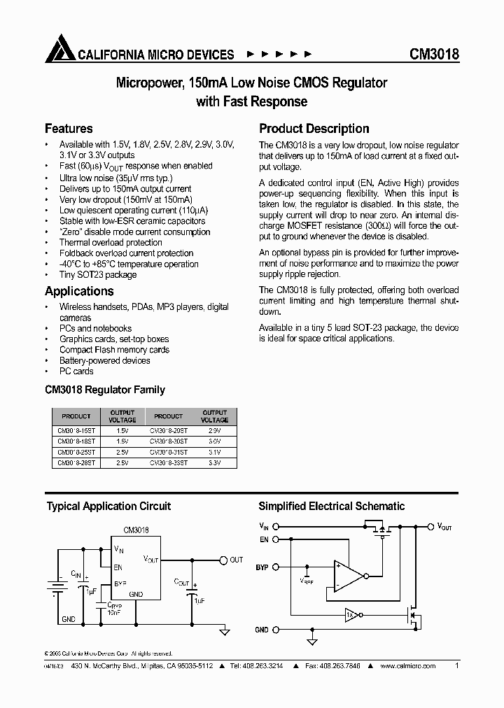 CM3018_196756.PDF Datasheet