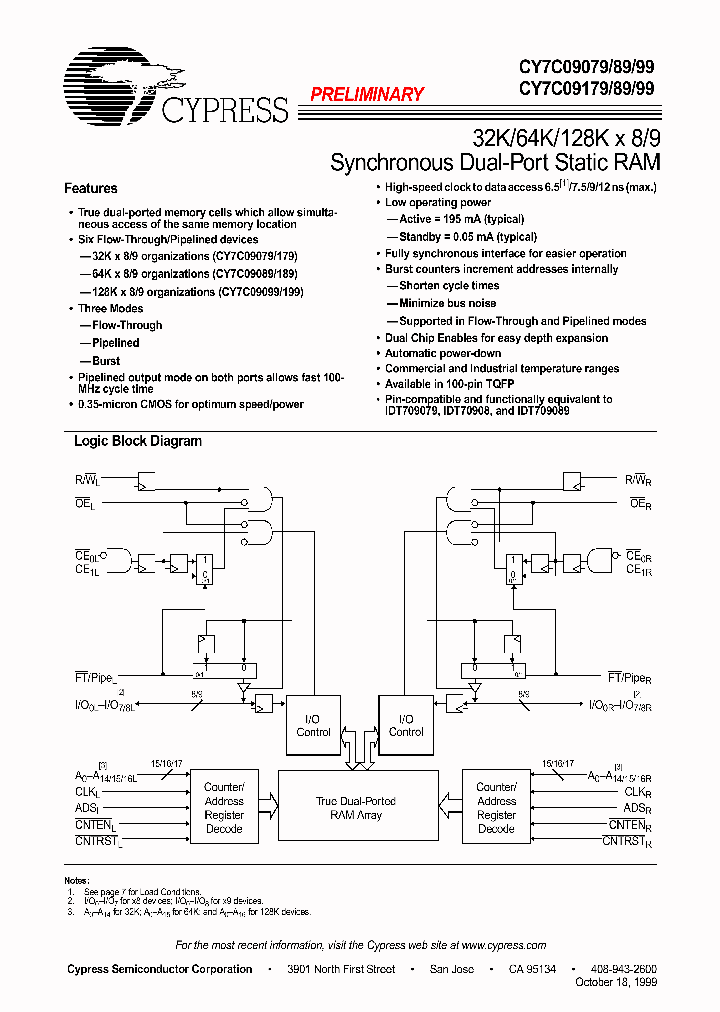 CY7C09079_275015.PDF Datasheet