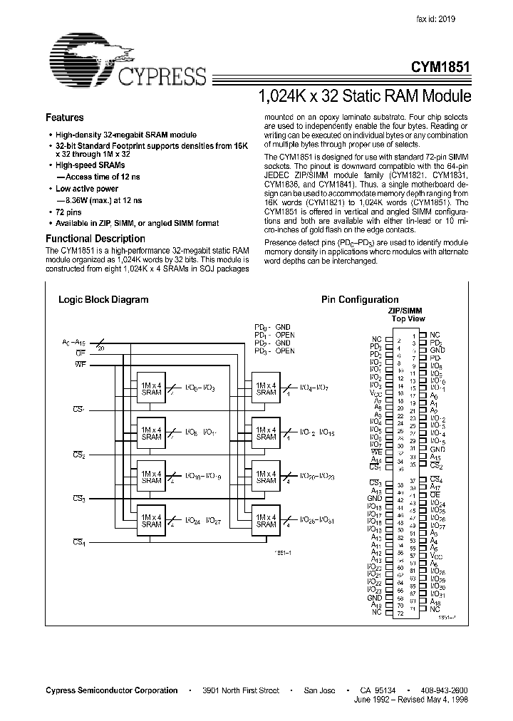 CYM1851_322160.PDF Datasheet