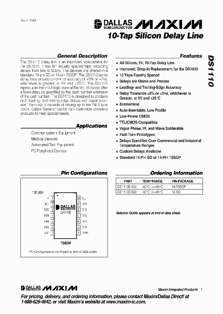 DS1110S_135429.PDF Datasheet