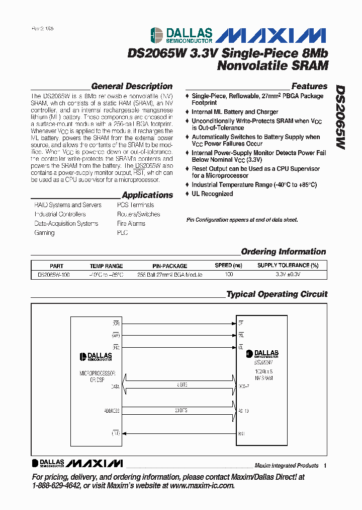 DS2065W_332556.PDF Datasheet