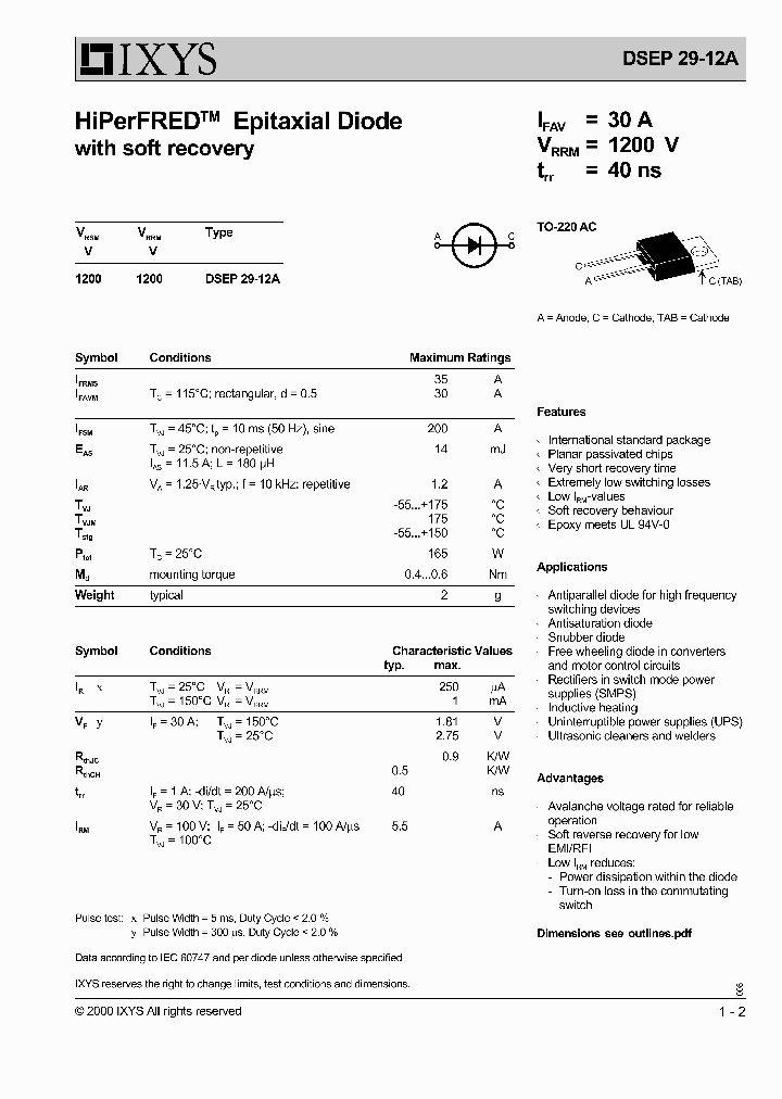 DSEP29-12A_199821.PDF Datasheet