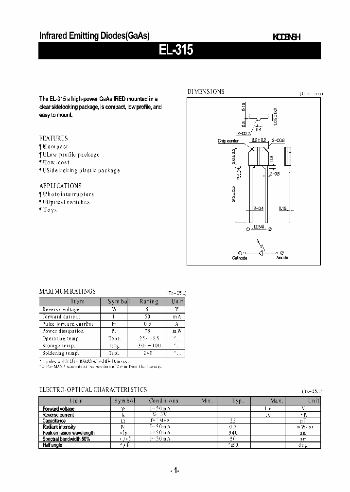 EL-315_332957.PDF Datasheet