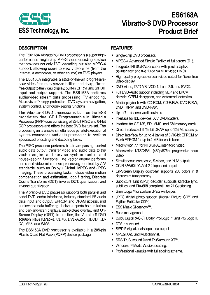 ES6168A_316061.PDF Datasheet