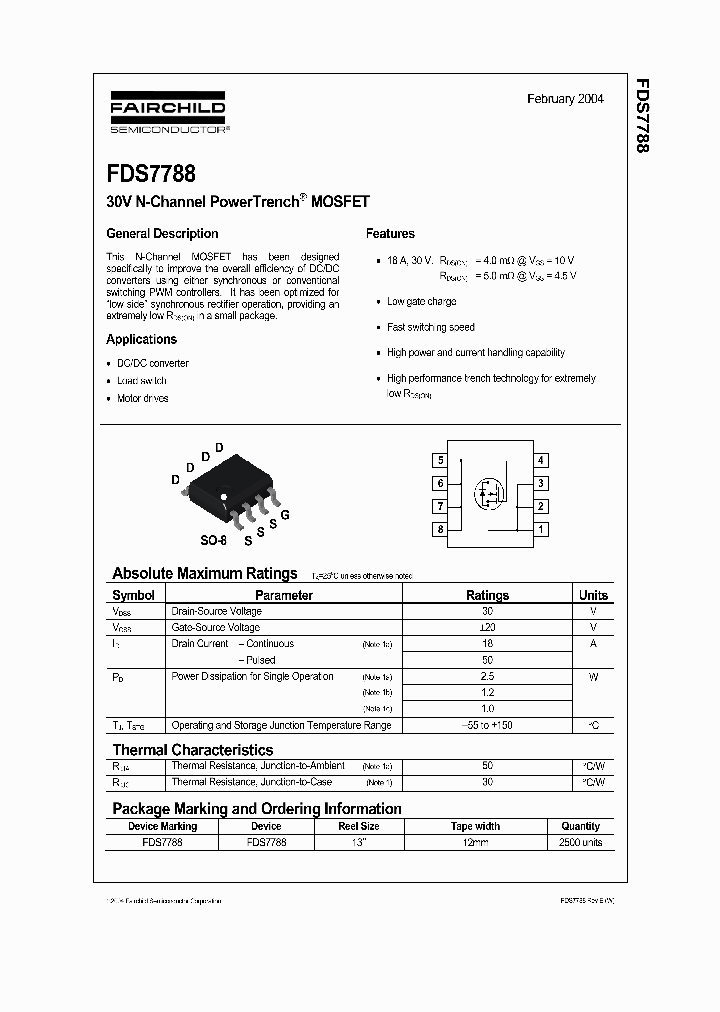 FDS7788_336774.PDF Datasheet