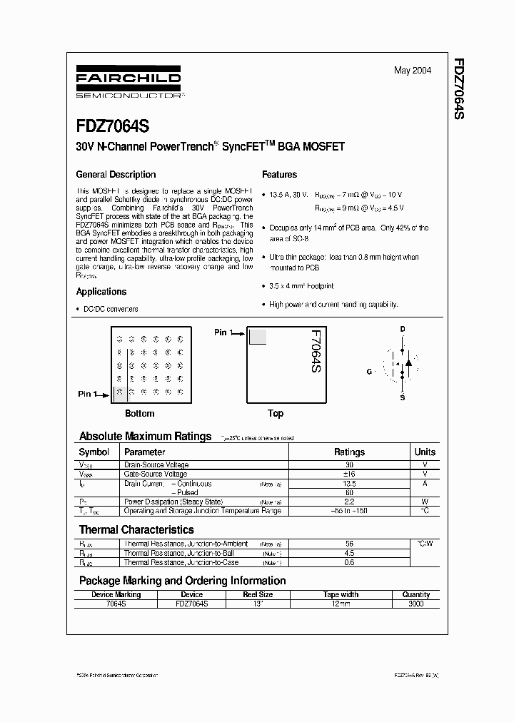 FDZ7064S_341818.PDF Datasheet