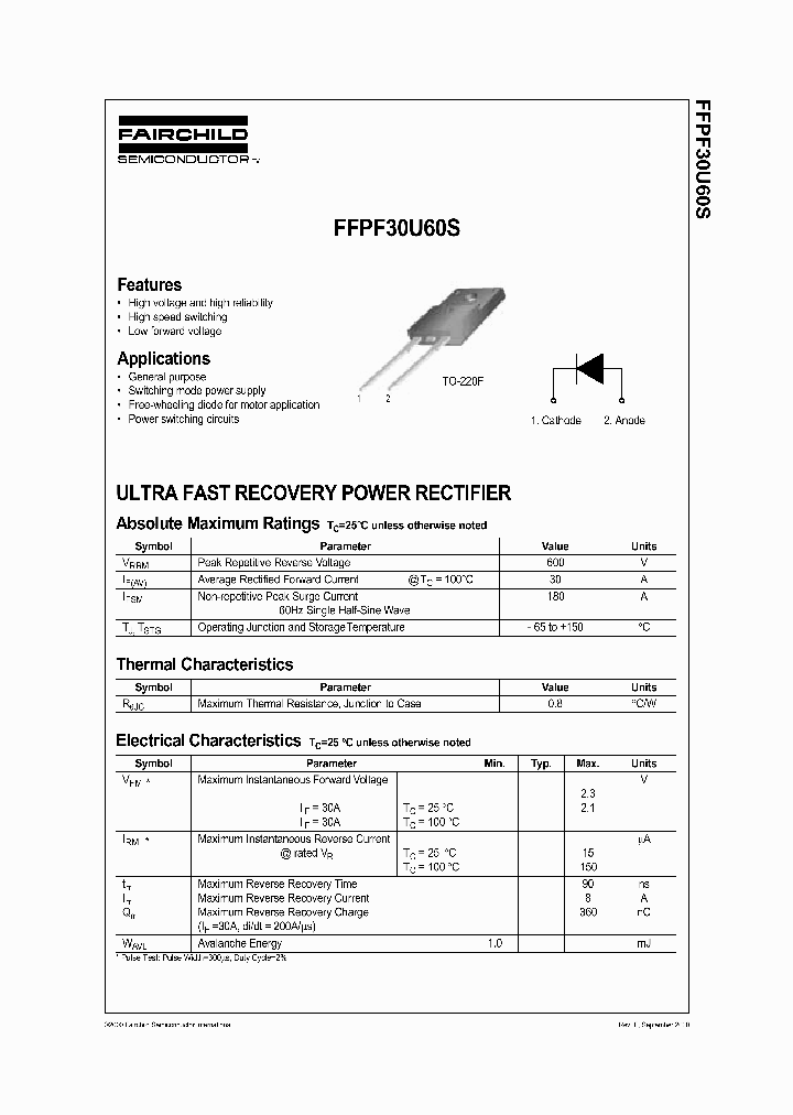 FFPF30U60S_333713.PDF Datasheet