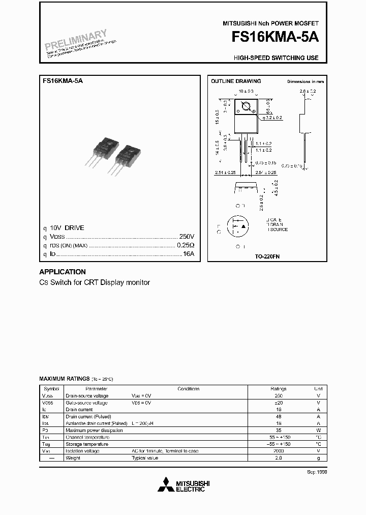 FS16KMA-5A_345431.PDF Datasheet
