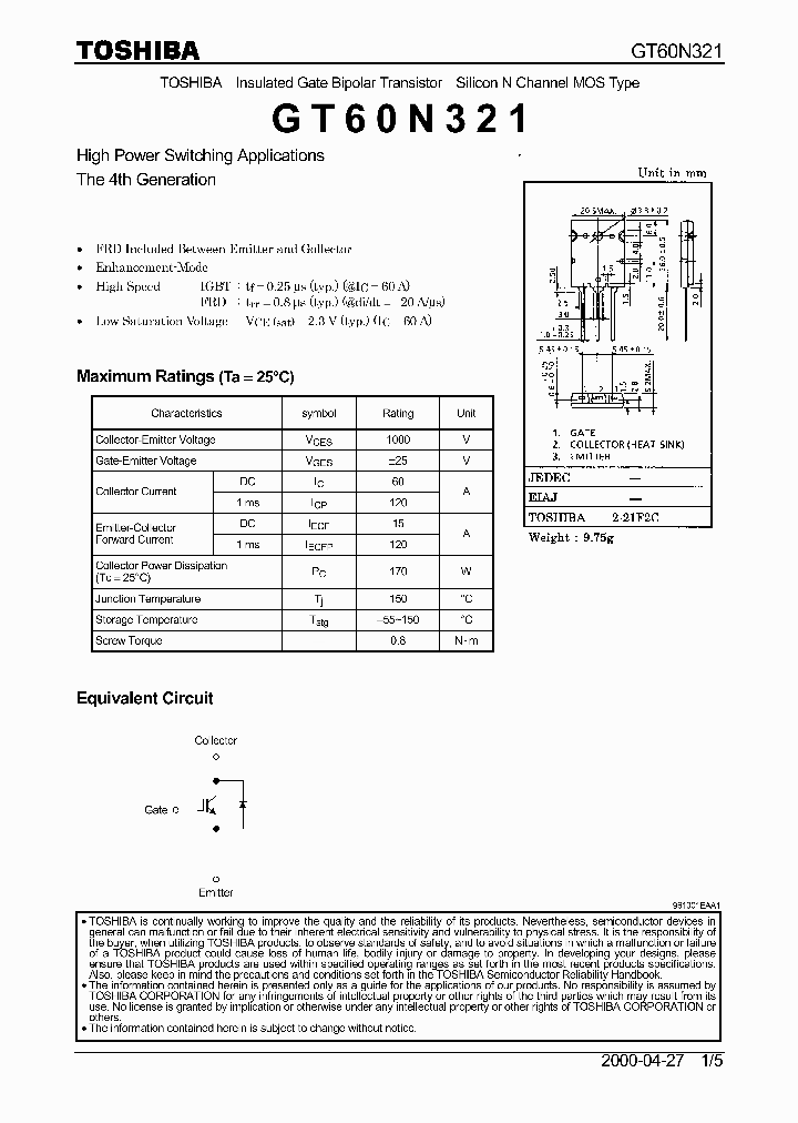 GT60N321_199894.PDF Datasheet