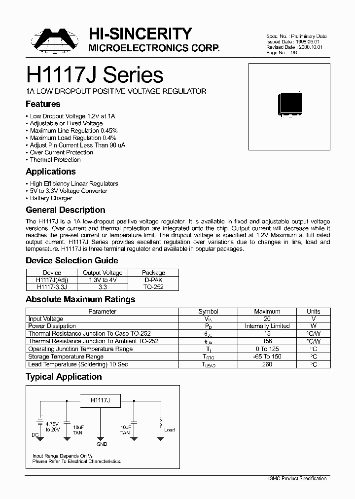 H1117-33J_369201.PDF Datasheet