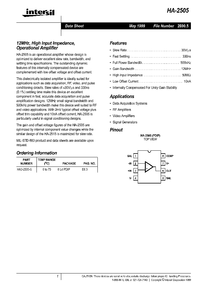 HA-2505_327190.PDF Datasheet