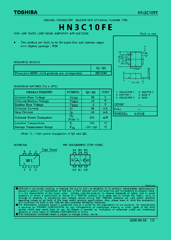 HN3C10FE_353717.PDF Datasheet