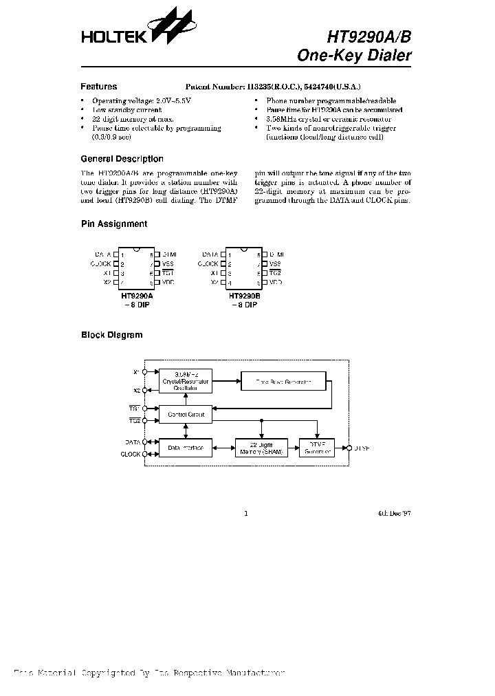 HT9290BNBSP_341673.PDF Datasheet