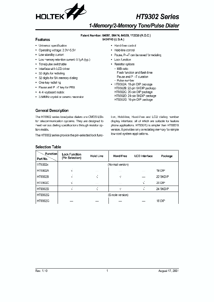 HT9302A18DIP_362755.PDF Datasheet