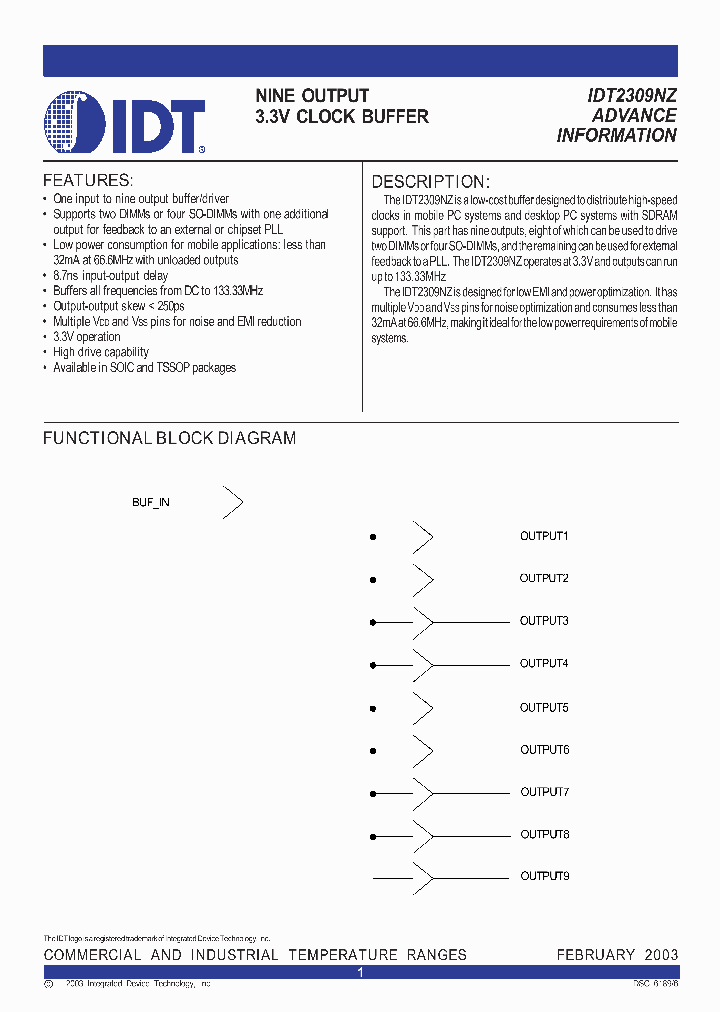 IDT2309NZ_330107.PDF Datasheet