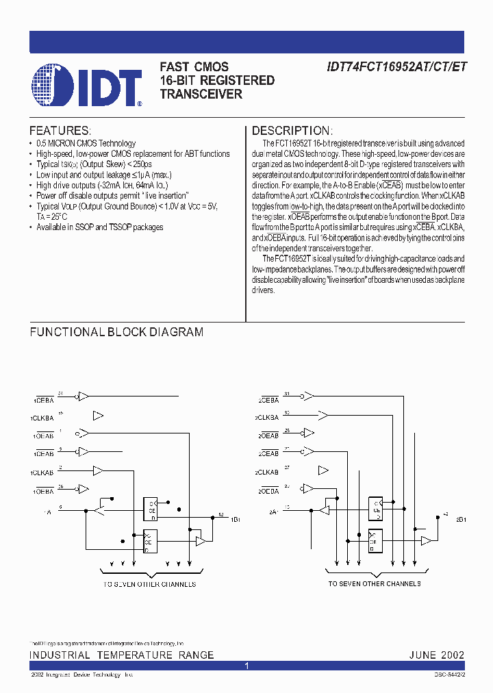 IDT74FCT16952ET_346239.PDF Datasheet