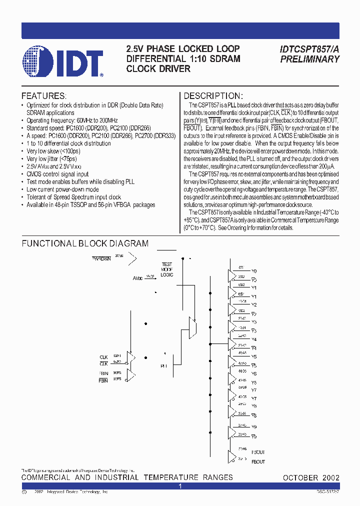 IDTCSPT857A_306488.PDF Datasheet