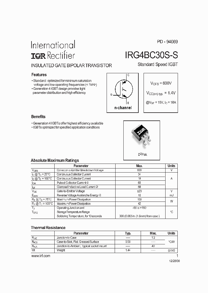 IRG4BC30S-S_199051.PDF Datasheet