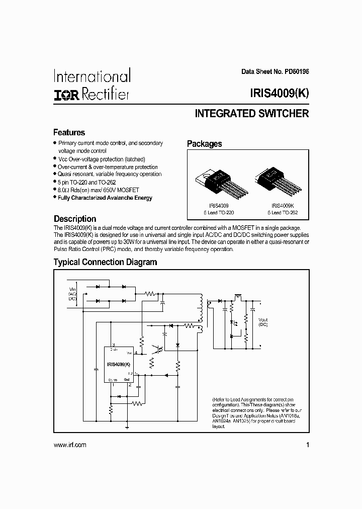 IRIS4009K_328591.PDF Datasheet