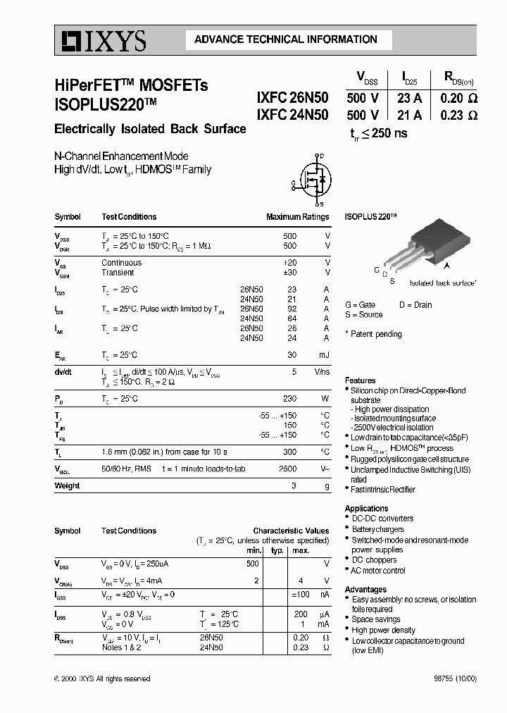 IXFC24N50_308418.PDF Datasheet