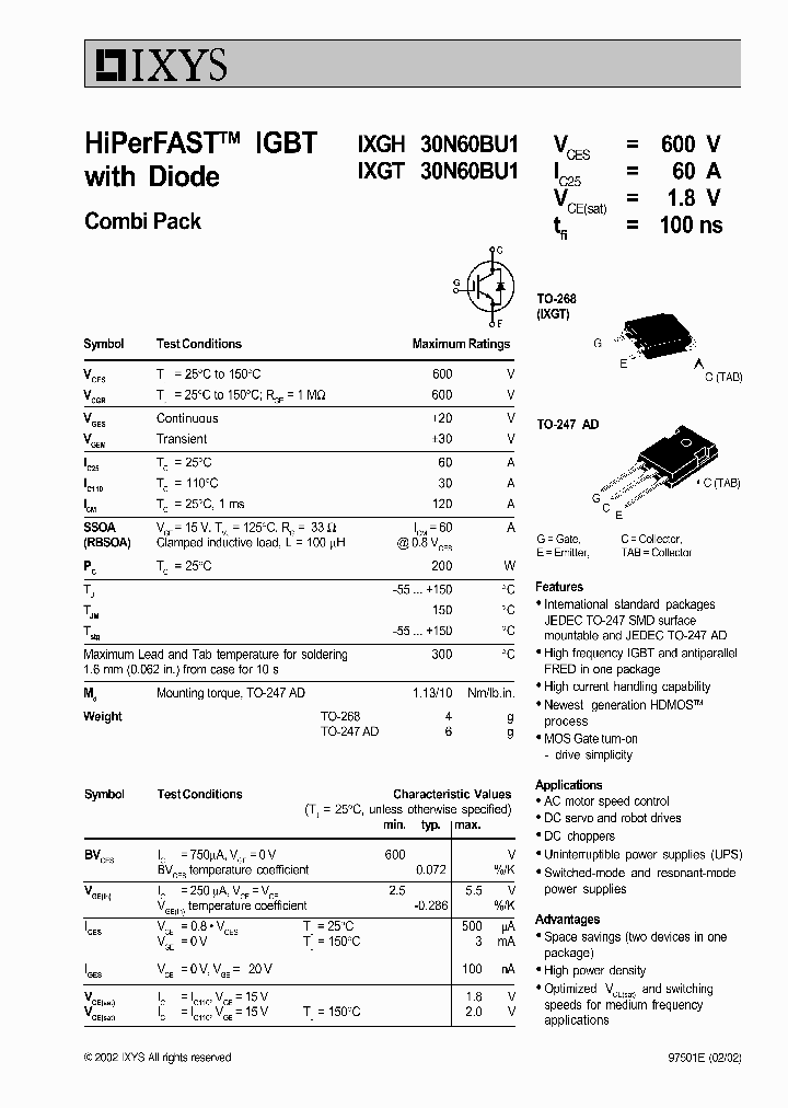 IXGH30N60BU1NBSP_320718.PDF Datasheet