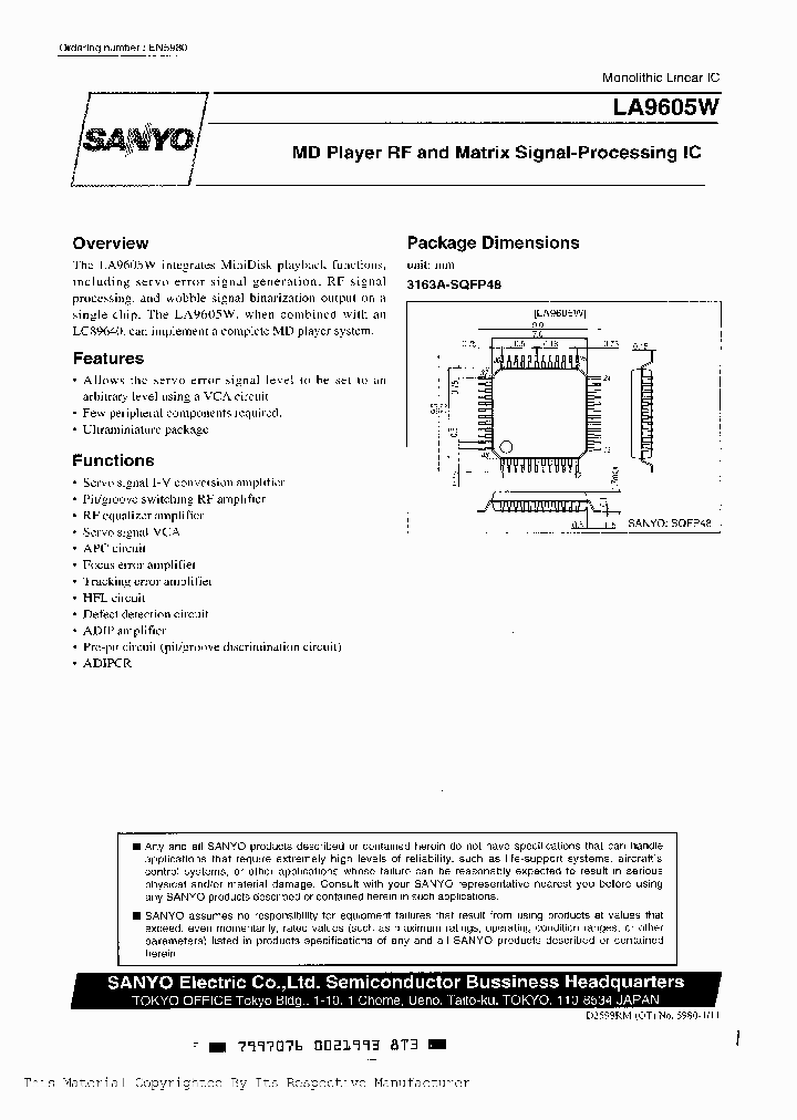 LA9605W_338139.PDF Datasheet