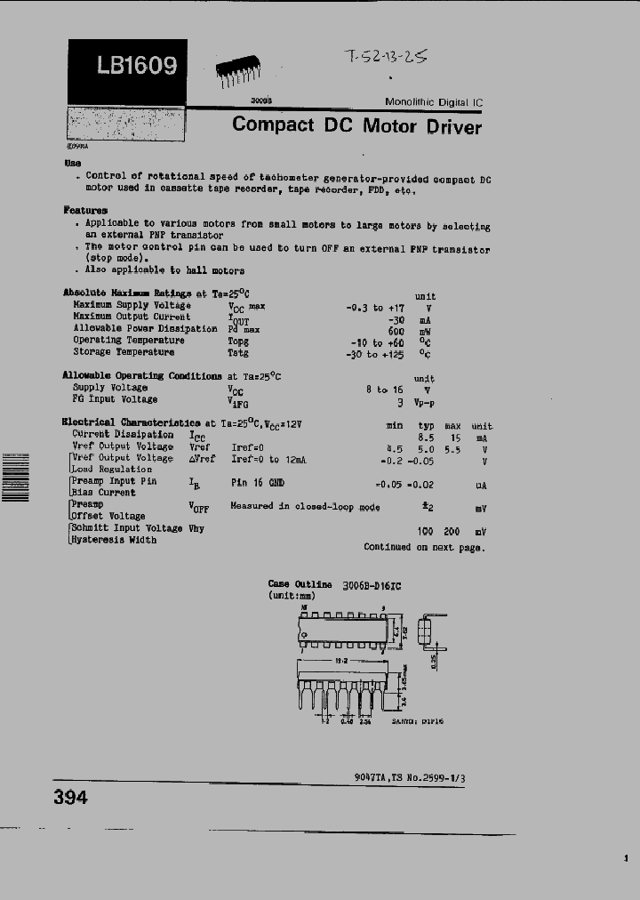 LB1609_342780.PDF Datasheet