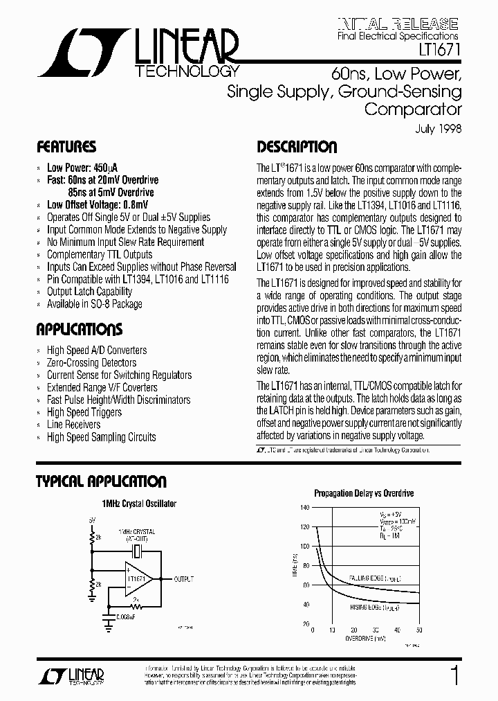 LT1671_344915.PDF Datasheet