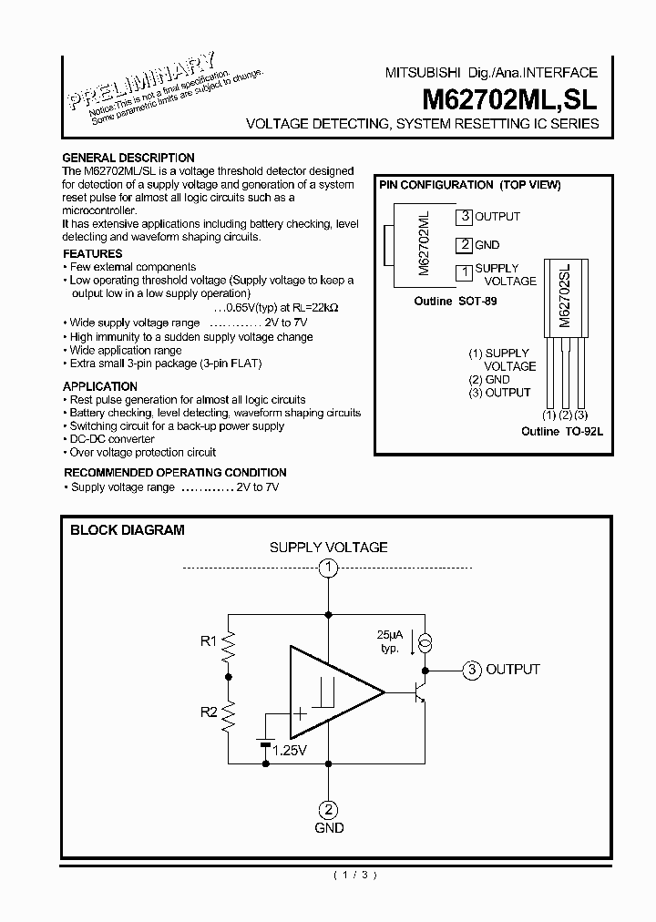 M62702SL_385503.PDF Datasheet