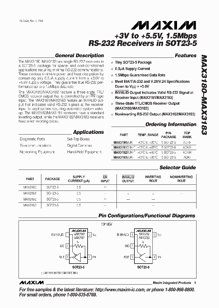 MAX3180_123208.PDF Datasheet