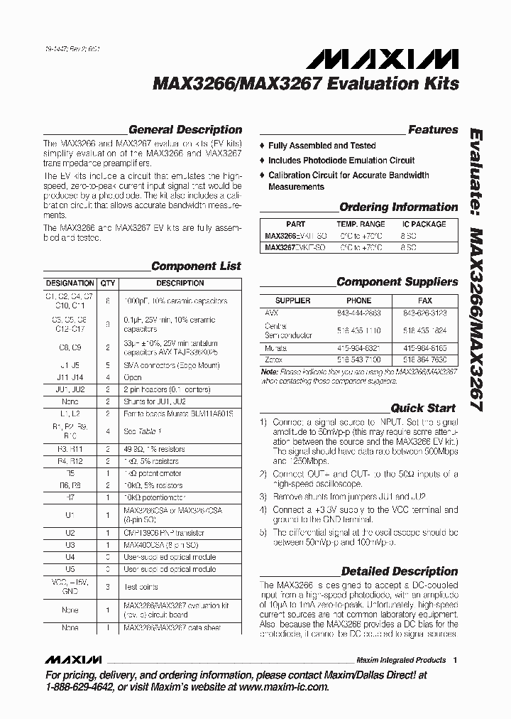 MAX3266EVKIT_324289.PDF Datasheet