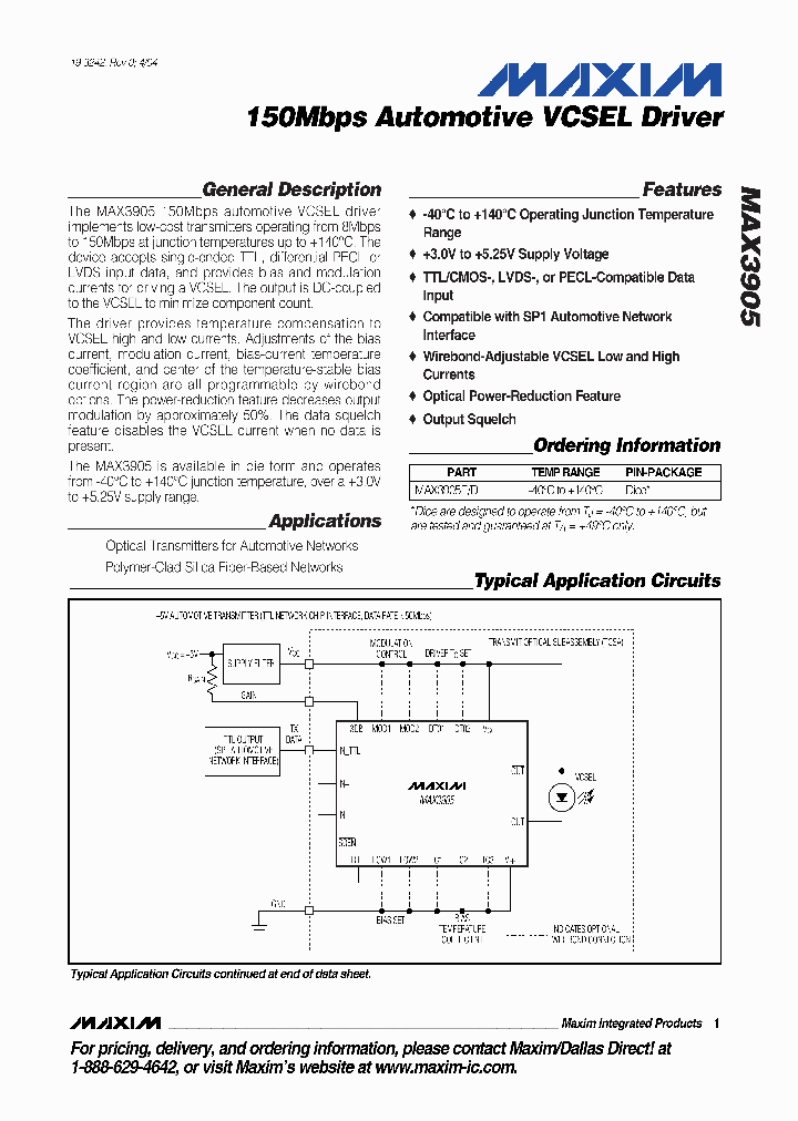 MAX3905_323853.PDF Datasheet