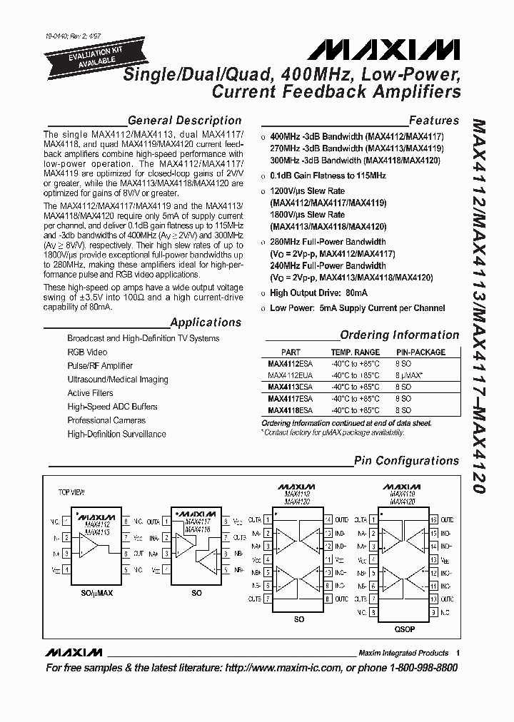 MAX4120_89512.PDF Datasheet