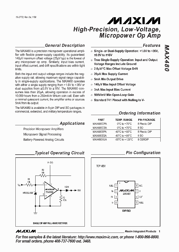 MAX480_86424.PDF Datasheet