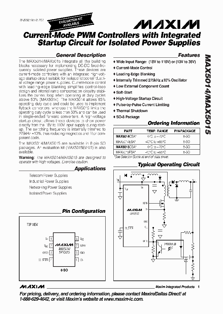 MAX5015_313151.PDF Datasheet