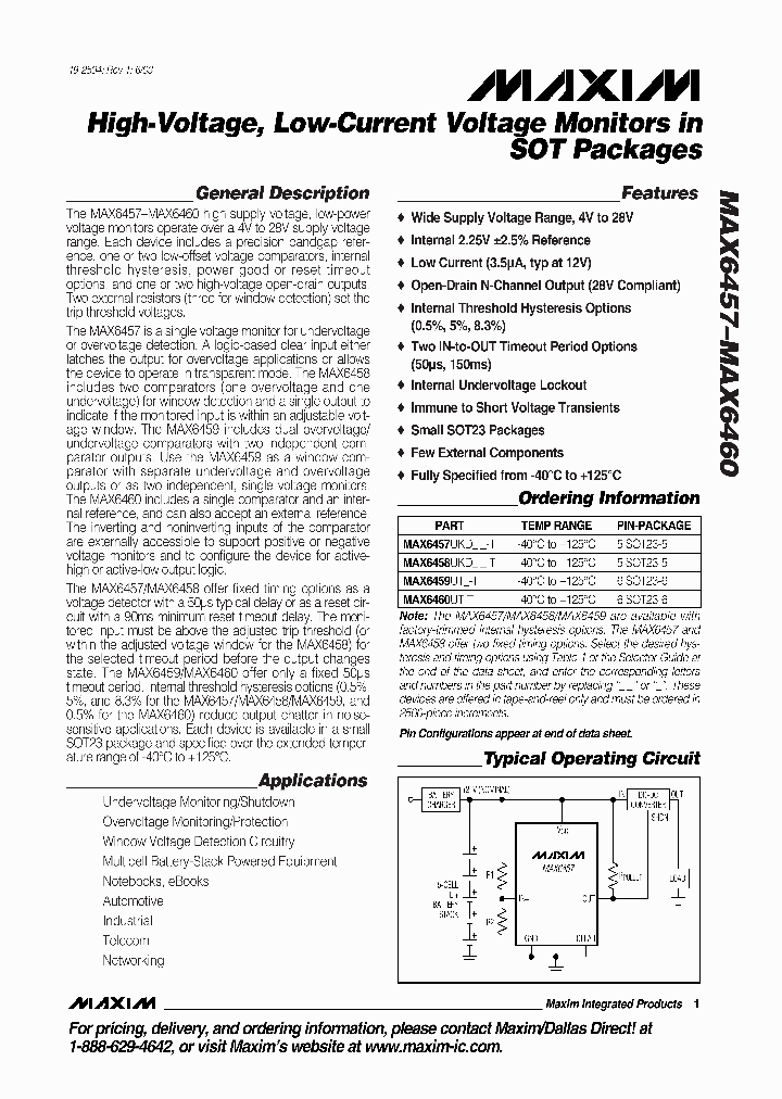 MAX6457_108304.PDF Datasheet