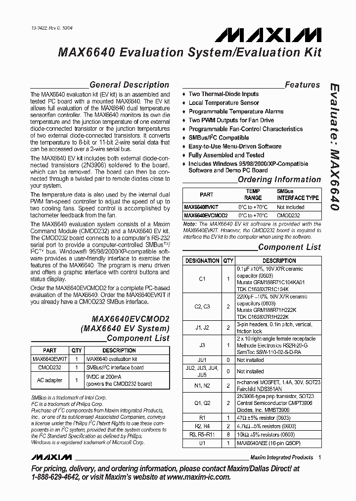 MAX6640EVKIT_363922.PDF Datasheet