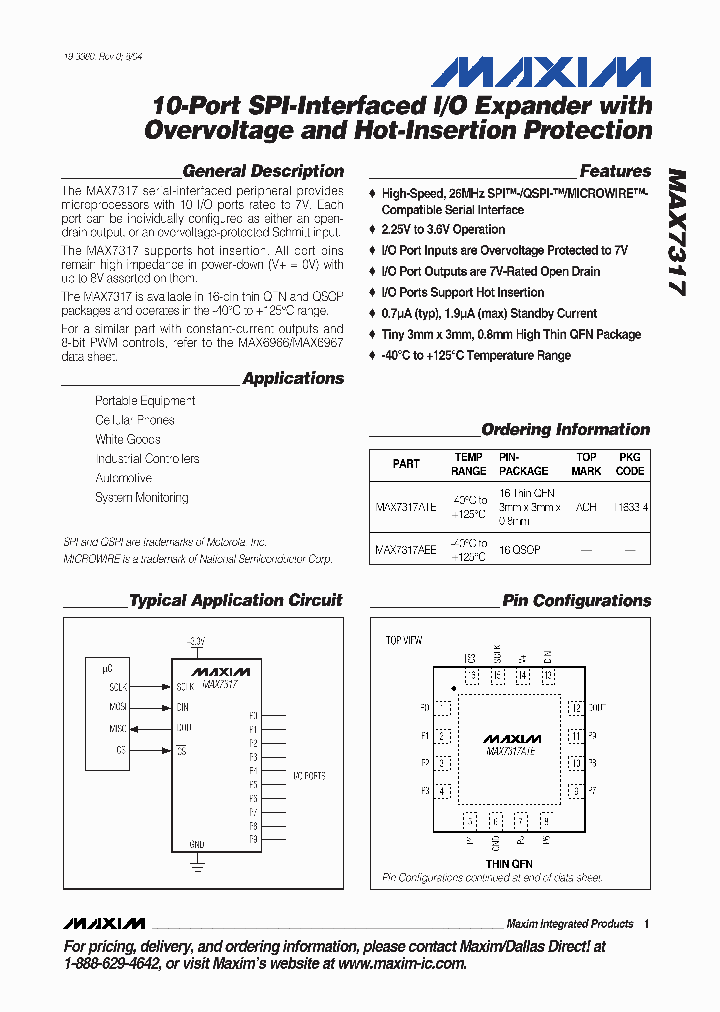 MAX7317AEE_319992.PDF Datasheet