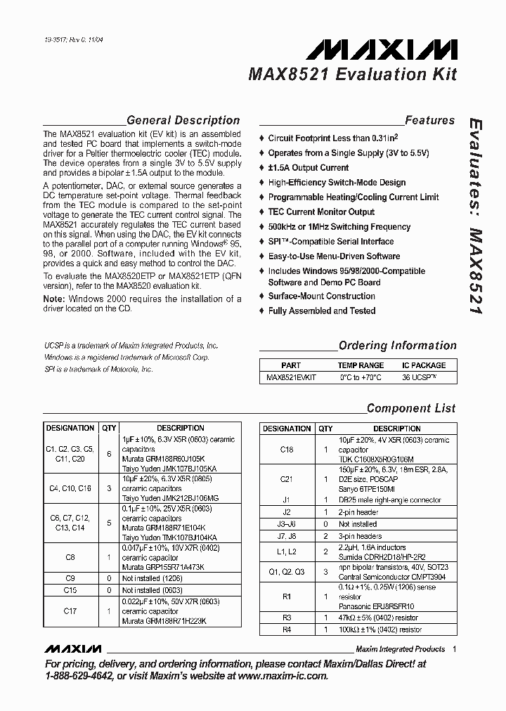 MAX8521EVKIT_200529.PDF Datasheet