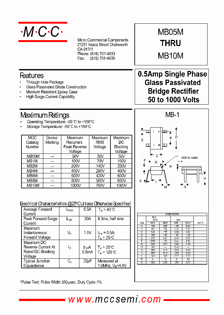 MB10M_255564.PDF Datasheet