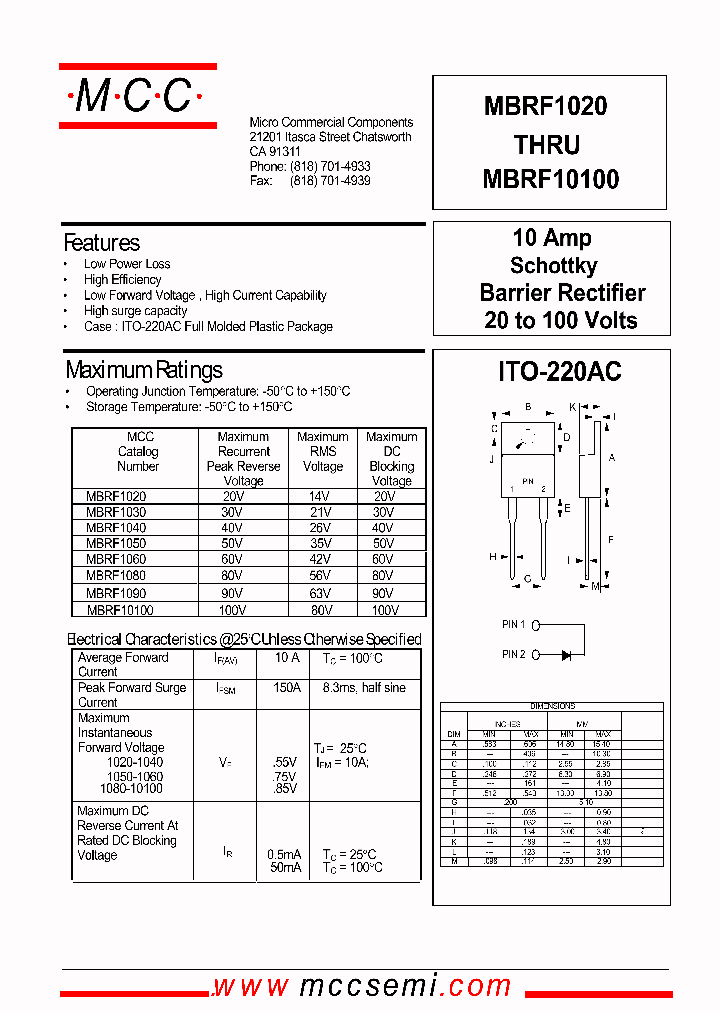 MBRF1080_161717.PDF Datasheet